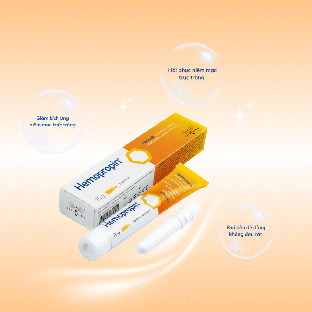 Kem boi tri dang mo chua keo ong Hemopropin 2