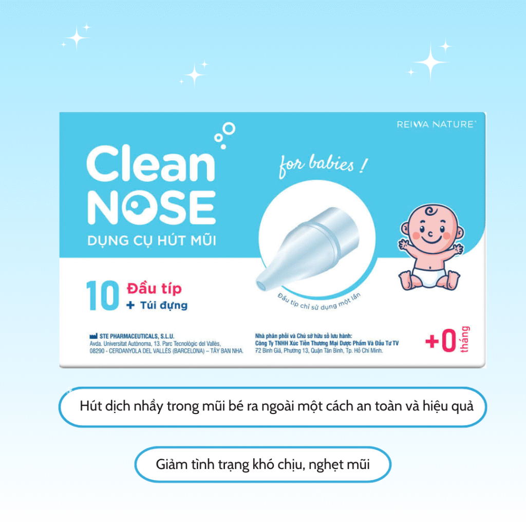 Clean NOSE dụng cụ hút mũi Web